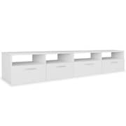vidaXL TV Cabinets 2 pcs Engineered Wood 95x35x36 cm White