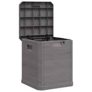vidaXL Garden Storage Box 90 L Brown
