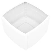 vidaXL Side Table White 54x54x36.5 cm Plastic