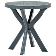 vidaXL Bistro Table Green 70 cm Plastic