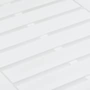 vidaXL Garden Table White 78x55x38 cm Plastic