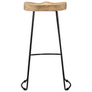 vidaXL Gavin Bar Stools 2 pcs Solid Mango Wood