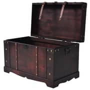 vidaXL Vintage Treasure Chest Wood 66x38x40 cm