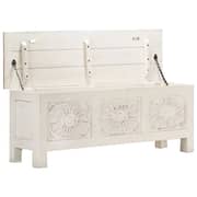 vidaXL Storage Box 110x30x40 cm Solid Acacia Wood