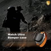Max & Max Bumper Case Black/Clear For Apple Watch Ultra 49mm