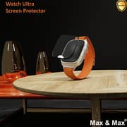 Max & Max Screen Protector Clear/Black For Apple Watch Ultra 49mm