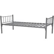 Galaxy Design Heavy Duty Single Steel Bed Silver Color - Size (L x W x H) 190 x 90 x 70 Cm Model - GDF-49MH.