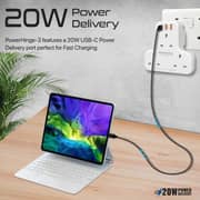 Promate 3-in-1 POWERHINGE3 Wall Mounted Power Strip 3250 Watts
