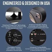 Polk Audio HTS 10 Powered Subwoofer, 10 Inch - 200w Class 'D' Ported Design - Black