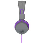 JLab JBuddies Studio Wired On Ear Kids Headset Graphite Violet