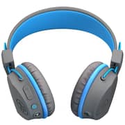 JLab JBuddies Studio Wireless On Ear Kids Headset Graphite Blue