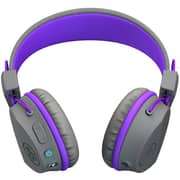 JLab JBuddies Studio Wireless On Ear Kids Headset Graphite Violet