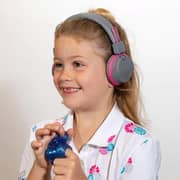 JLab JBuddies Studio Wireless On Ear Kids Headset Graphite Violet