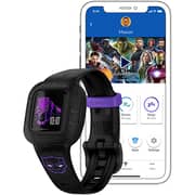 Garmin 010-02441-14 Vivofit JR.3 Marvel Special Edition Fitness Tracker Black Panther