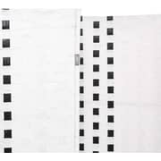Galaxy Design Room Divider Partition 4 Panel Black & White Color Size L x W x H 200 x 4 x 180 cm Model - GDF-PF8.