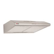 Milton Cooker Built-in Classic Hood Full Stainless Steel Push Button Control 3 Spin Motor Alma Filter Led Light Carbon Filter Silver 90x60 cm 7501INOX90