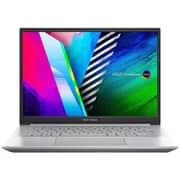 Asus Vivobook Pro 14 Laptop - 11th Gen Core i5 3.1GHz 8GB 512GB 4GB Win11Home 14inch OLED Silver English/Arabic Keyboard K3400PH (2022) Middle East Version
