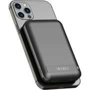Wiwu Snap Cube Magnetic Wireless Power Bank 10000mAh Black SC10000WHTB