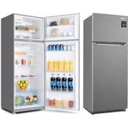 Milton 600L Top Mount Refrigerator Double Door Inverter Compressor Silver MRF600