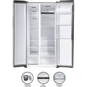Milton Refrigerator Side By Side 780 Liter Inverter Compressor Silver - MRF780S