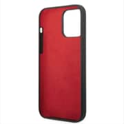 Ferrari Liquid Silicone Case Black With Metal Logo iPhone 14 Pro Max