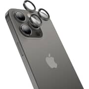 Amazing Thing iPhone 14 Pro and iPhone 14 Pro MAX Camera Lens Protector Supreme Tempered Glass Aluminum AR Lens Defender - Graphite