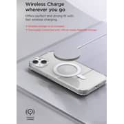 VRS Design Crystal Mixx Magnetic designed for iPhone 14 case cover compatible with MagSafe with Tempered Glass Screen Protector and Camera Lens Protector - Clear