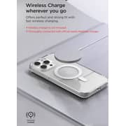 VRS Design Crystal Mixx Magnetic designed for iPhone 14 PRO case cover compatible with MagSafe with Tempered Glass Screen Protector and Camera Lens Protector - Clear