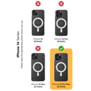 VRS Design Crystal Mixx Magnetic designed for iPhone 14 Pro MAX case cover compatible with MagSafe with Tempered Glass Screen Protector and Camera Lens Protector - Clear