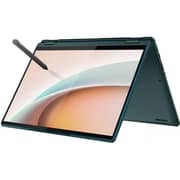 Lenovo Yoga 6 13ALC7 (2021) 2-in-1 Laptop - AMD Ryzen 5-5500U / 13.3inch WUXGA / 512GB SSD / 8GB RAM / Shared AMD Radeon Graphics / Windows 11 Home / English & Arabic Keyboard / Teal / Middle East Version - [82UD006VAX]