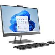 Lenovo IdeaCentre AIO 5 27IAH7 (2022) Desktop - 12th Gen / Intel Core i7-12700H / 27inch QHD / 1TB SSD / 32GB RAM / 4GB Intel Arc A300 Graphics / Windows 11 Home / English & Arabic Keyboard / Grey / Middle East Version - [F0GQ001QAX]