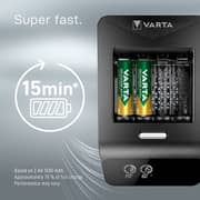 Varta LCD Ultra Fast AA/AAA Battery Charger Black/White