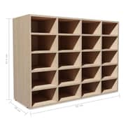 vidaXL Shoe Rack 92*30*67.5 cm