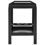 vidaXL Beverage Cart Anthracite 69x53x72 cm Plastic