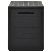 vidaXL Garden Storage Box Anthracite 78x44x55 cm