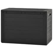 vidaXL Garden Storage Box Anthracite 78x44x55 cm