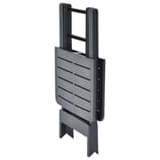 vidaXL Folding Garden Table Anthracite 79x72x70 cm Plastic