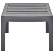 vidaXL Garden Table Mocha 78x55x38 cm Plastic