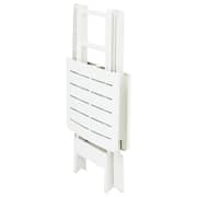 vidaXL Folding Garden Table White 79x72x70 cm Plastic