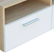 vidaXL TV Cabinets 2 pcs Engineered Wood 95x35x36 cm Oak and White