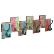 vidaXL Coat Rack with 7 Hooks Solid Reclaimed Wood