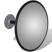 vidaXL Convex Traffic Mirror Acrylic Black 30 cm Indoor