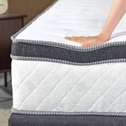 Galaxy Design Medical Euro Top Mattress White Color King Size L x W x H 200 x 200 x 22 cm Model GDF-200200- 3 Year full Warranty.