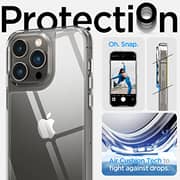 Spigen Quartz Hybrid designed for iPhone 14 Pro Max case cover (2022) - Crystal Clear