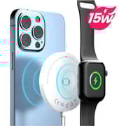 Glassology Magnetic Wireless Charger White