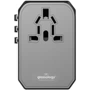 Glassology 4 Port Universal Adapter Black