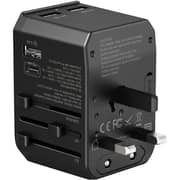Glassology 4 Port Universal Adapter Black