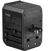 Glassology 4 Port Universal Adapter Black