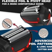 Wahl Rechargeable Electric Cordless Shaver 07064-027