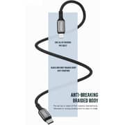 XO USB-C To Lightning Cable 1m Black/White